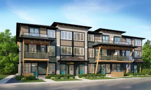 Birch stacked townhome by Rohit Homes in Edmonton Alberta