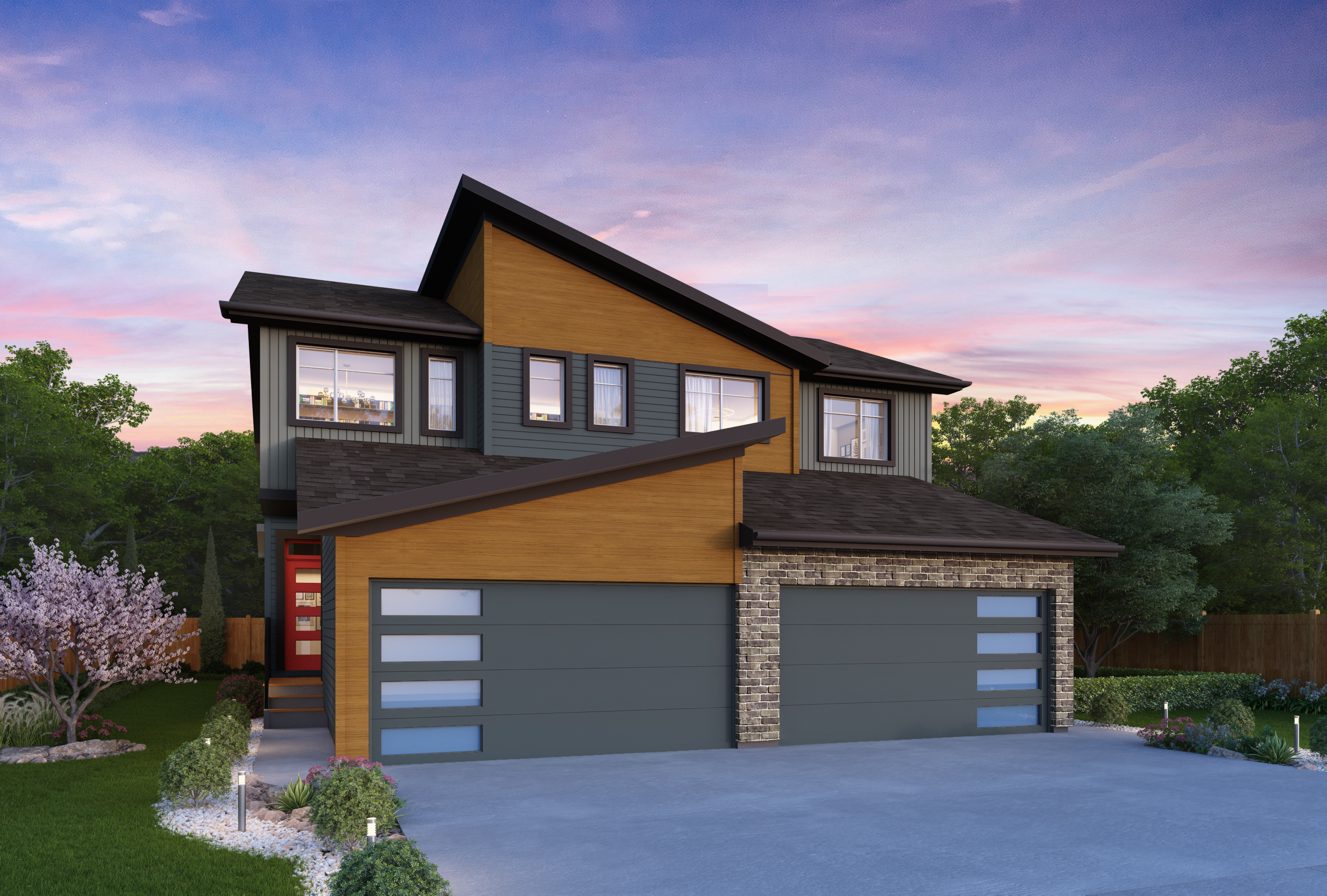 Cooper duplex by Rohit Homes in Edmonton Alberta