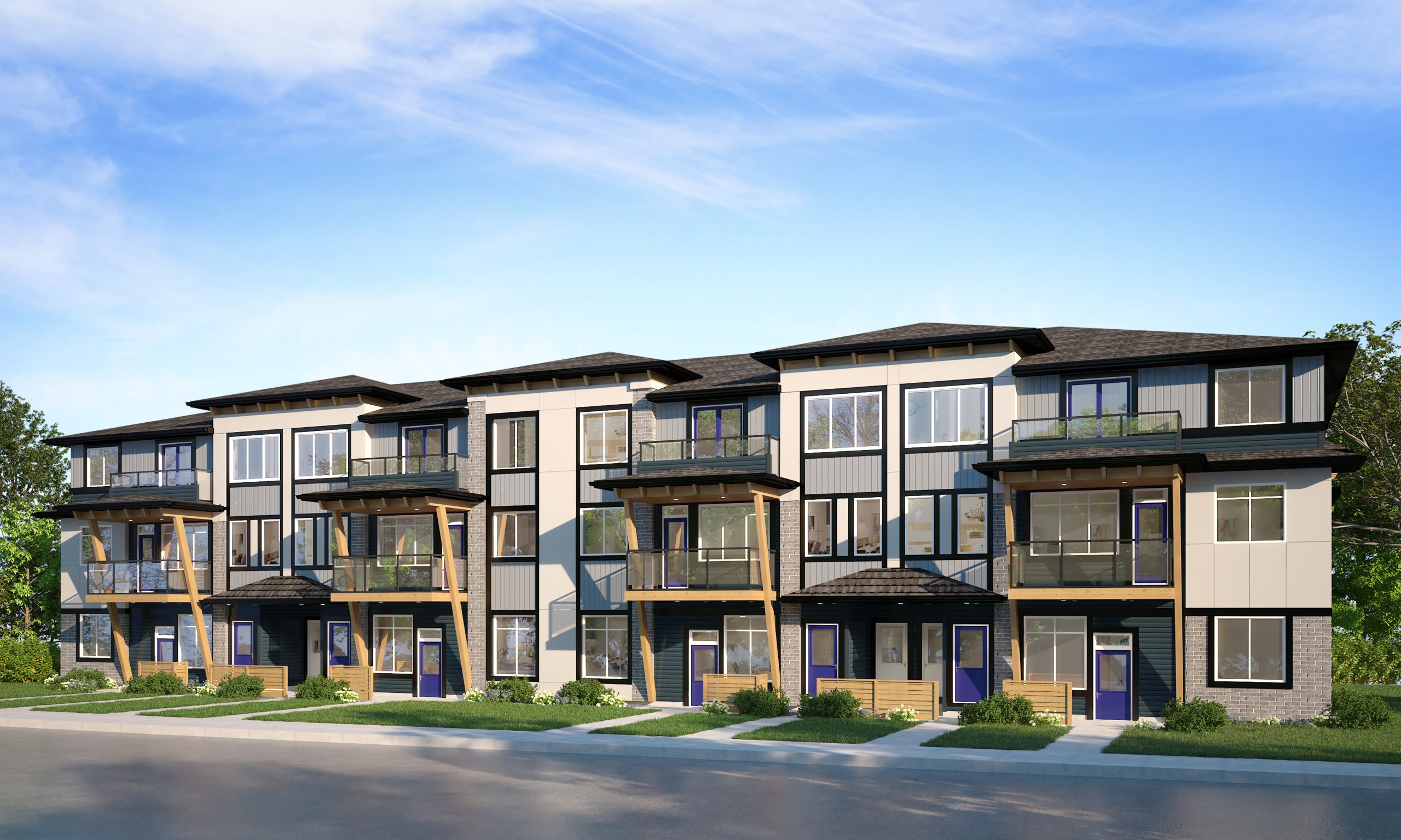 Fen townhome by Rohit Homes in Edmonton Alberta