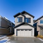 Exterior of Landmark Homes quick possession detached home at 3038 Dixon Landing SW in Desrochers Villages, Edmonton.